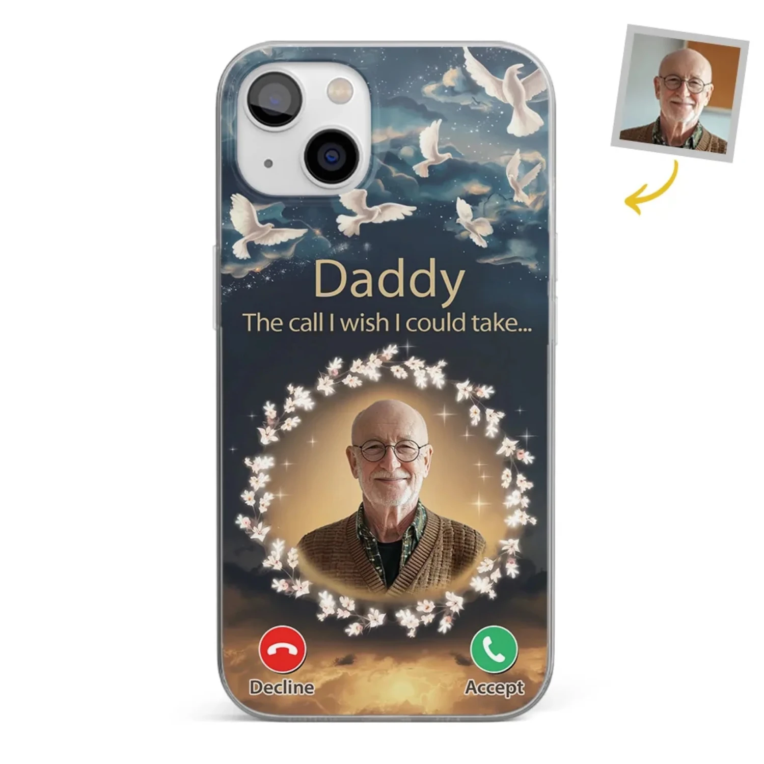 Custom Photo Because Every Memory Deserves A Special Place - Memorial Personalized Custom Clear Phone Case - Sympathy Gift For Family Members 1 Custom Photo Because Every Memory Deserves A Special Place - Memorial Personalized Custom Clear Phone Case - Sympathy Gift For Family Members