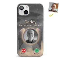 Custom Photo Because Their Love Continues To Guide You - Memorial Personalized Custom Clear Phone Case - Sympathy Gift For Family Members