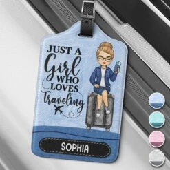 Go Where Your Heart Takes You - Travel Personalized Custom Luggage Tag - Holiday Vacation Gift, Gift For Adventure Travel Lovers