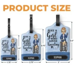 Go Where Your Heart Takes You - Travel Personalized Custom Luggage Tag - Holiday Vacation Gift, Gift For Adventure Travel Lovers -Pawfect House Sale 67b3ec262acfb