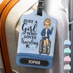 Go Where Your Heart Takes You - Travel Personalized Custom Luggage Tag - Holiday Vacation Gift, Gift For Adventure Travel Lovers -Pawfect House Sale 67b3ec2685c33