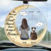 A Star In The Sky, A Paw Print On My Heart - Memorial Personalized Custom Car Ornament - Acrylic Custom Shaped - Sympathy Gift For Pet Owners, Pet Lovers