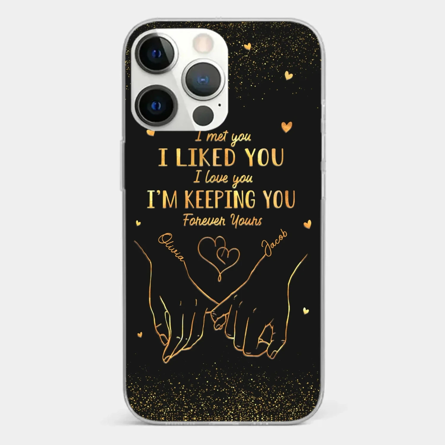 Your Hand Fits Perfectly In Mine - Couple Personalized Custom Clear Phone Case - Gift For Husband Wife, Anniversary 20 Your Hand Fits Perfectly In Mine - Couple Personalized Custom Clear Phone Case - Gift For Husband Wife, Anniversary - Image 20