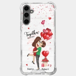 My Love For You Is Endless - Couple Personalized Custom Clear Phone Case - Gift For Husband Wife, Anniversary -Pawfect House Sale 67b4212790793