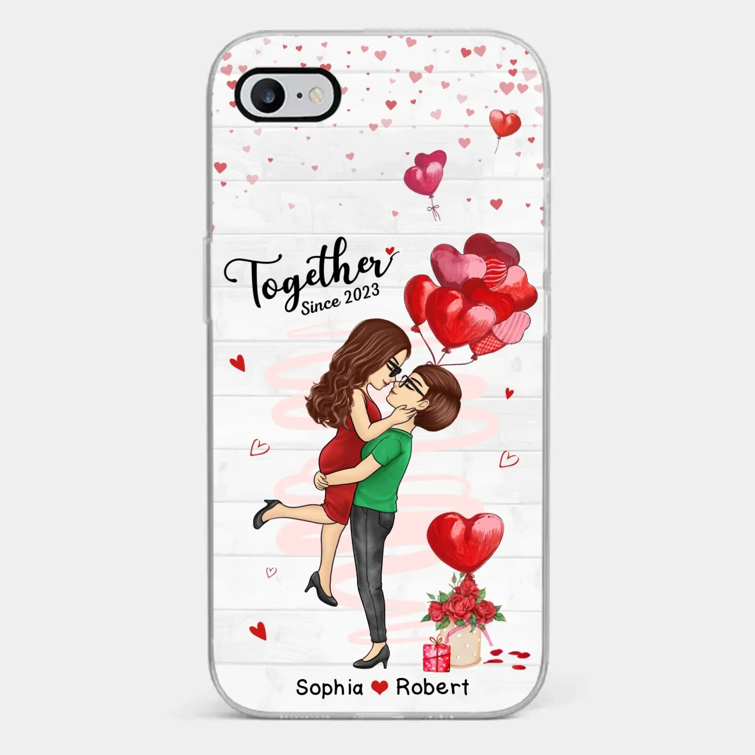 You Are My Greatest Adventure - Couple Personalized Custom Clear Phone Case - Gift For Husband Wife, Anniversary, LGBTQ+ 2 You Are My Greatest Adventure - Couple Personalized Custom Clear Phone Case - Gift For Husband Wife, Anniversary, LGBTQ+ - Image 2