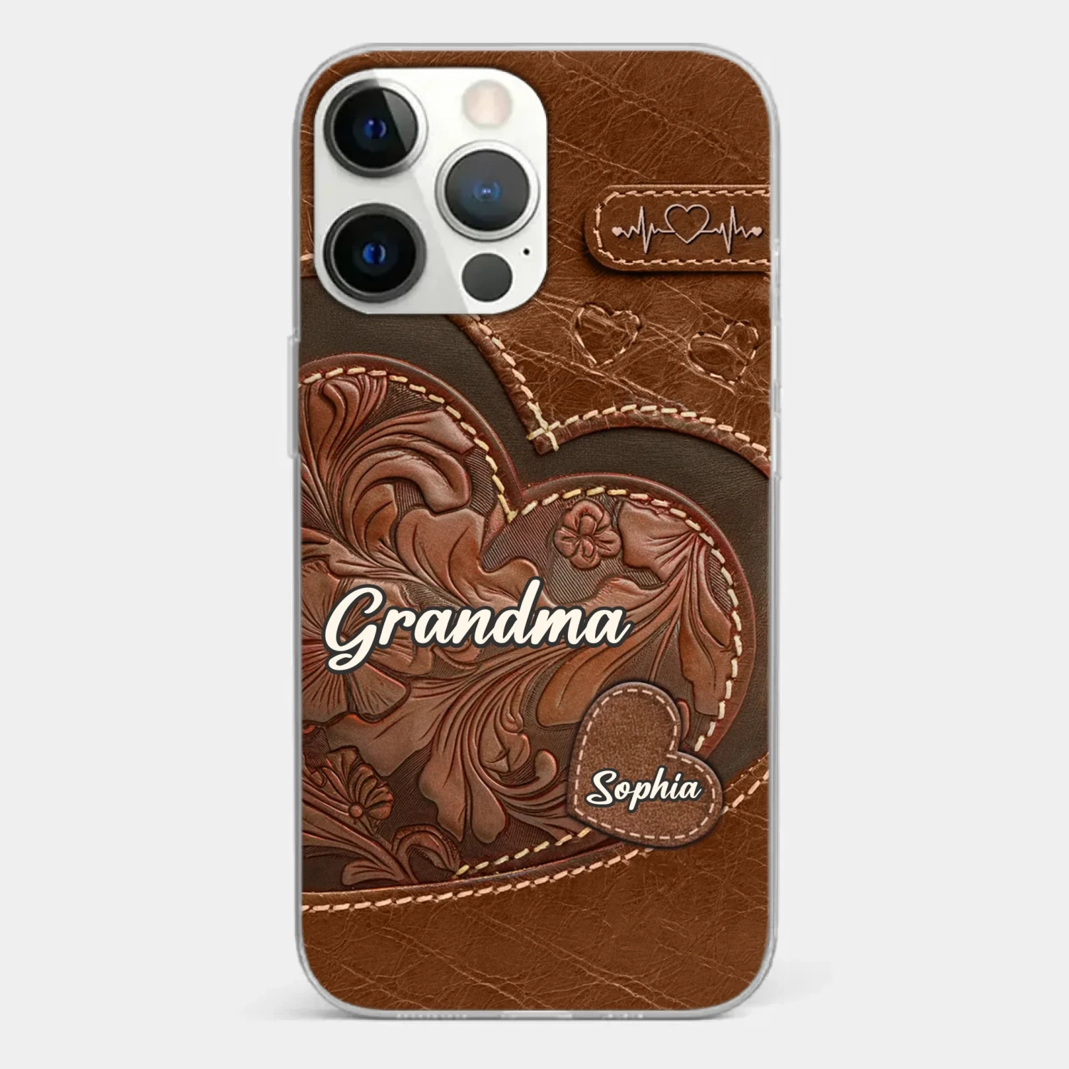 A Sweet Gift That Says You Care - Family Personalized Custom Clear Phone Case - Gift For Mom, Grandma 2 A Sweet Gift That Says You Care - Family Personalized Custom Clear Phone Case - Gift For Mom, Grandma - Image 2