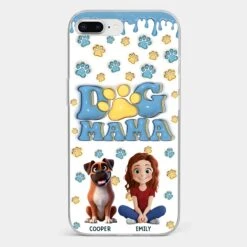 Fur Mom Vibes Only - Dog Personalized Custom Clear Phone Case - Gift For Pet Owners, Pet Lovers -Pawfect House Sale 67b442437cf06