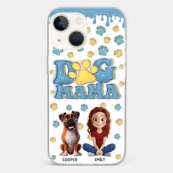 Fur Mom Vibes Only - Dog Personalized Custom Clear Phone Case - Gift For Pet Owners, Pet Lovers -Pawfect House Sale 67b4425f373ec