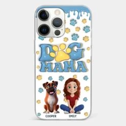 Fur Mom Vibes Only - Dog Personalized Custom Clear Phone Case - Gift For Pet Owners, Pet Lovers -Pawfect House Sale 67b4427310e3c