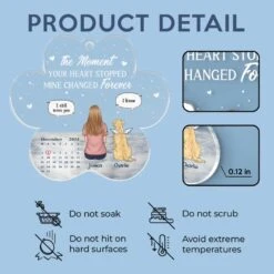 Paws In My Heart, Forever And Always - Memorial Personalized Custom Car Ornament - Acrylic Custom Shaped - Sympathy Gift For Pet Owners, Pet Lovers -Pawfect House Sale 67b550c1045ef