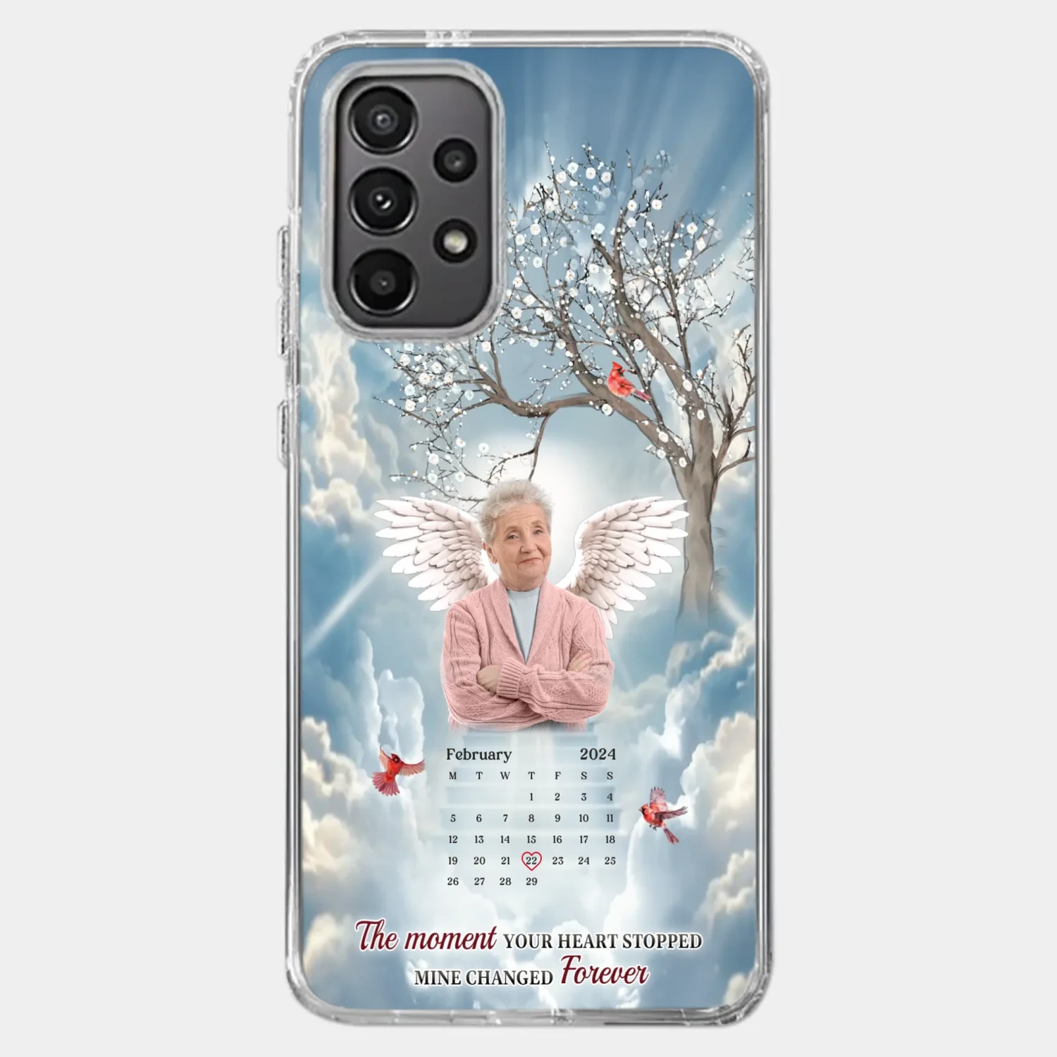Custom Photo In Our Hearts, You Live On - Memorial Personalized Custom Clear Phone Case - Sympathy Gift For Family Members 6 Custom Photo In Our Hearts, You Live On - Memorial Personalized Custom Clear Phone Case - Sympathy Gift For Family Members - Image 6