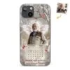 Custom Photo In Our Hearts, You Live On - Memorial Personalized Custom Clear Phone Case - Sympathy Gift For Family Members