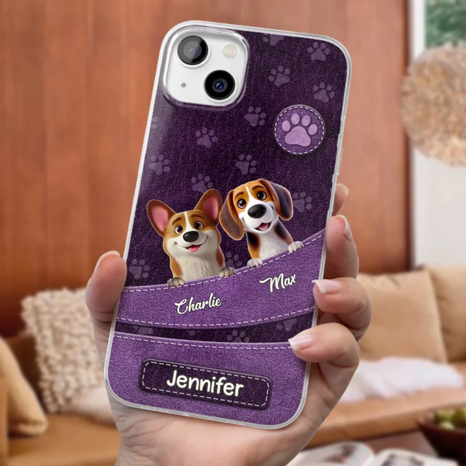 Furry Friends Make Life Better - Dog & Cat Personalized Custom Clear Phone Case - Gift For Pet Owners, Pet Lovers 3 Furry Friends Make Life Better - Dog & Cat Personalized Custom Clear Phone Case - Gift For Pet Owners, Pet Lovers - Image 3