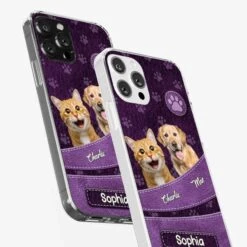 Custom Photo Unconditional Love Has Four Paws - Dog & Cat Personalized Custom Clear Phone Case - Gift For Pet Owners, Pet Lovers -Pawfect House Sale 67b5b3fcc9f54