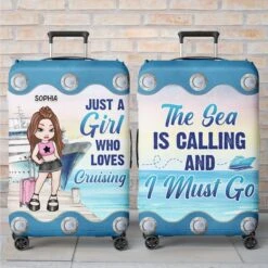 New Journey Is Coming Up - Travel Personalized Custom Luggage Cover - Summer Vacation Gift, Gift For Adventure Travel Lovers
