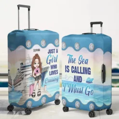 New Journey Is Coming Up - Travel Personalized Custom Luggage Cover - Summer Vacation Gift, Gift For Adventure Travel Lovers -Pawfect House Sale 67b6a92b94639