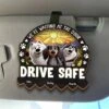 I'm Waiting At The Door, Drive Safe - Dog Personalized Custom Car Visor Clip - Gift For Pet Owners, Pet Lovers
