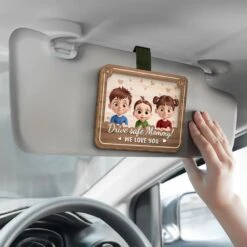 A Grandma’s Heart Never Drives Alone - Family Personalized Custom Car Visor Clip - Mother's Day, Gift For Mom, Grandma 7 A Grandma’s Heart Never Drives Alone - Family Personalized Custom Car Visor Clip - Mother's Day, Gift For Mom, Grandma -Pawfect House Sale 67b81c619b1ee