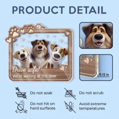 Furry Friends Make Life Better - Dog & Cat Personalized Custom Car Ornament - Acrylic Custom Shaped - Gift For Pet Owners, Pet Lovers -Pawfect House Sale 67b83a47ca658
