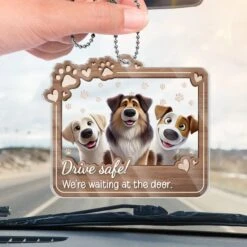 Furry Friends Make Life Better - Dog & Cat Personalized Custom Car Ornament - Acrylic Custom Shaped - Gift For Pet Owners, Pet Lovers -Pawfect House Sale 67b83a488cca4