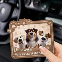 We're Watching You - Dog & Cat Personalized Custom Car Visor Clip - Gift For Pet Owners, Pet Lovers -Pawfect House Sale 67bc2f06bca23