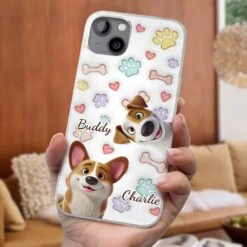 Four Paws, One Heart - Dog Personalized Custom 3D Inflated Effect Printed Clear Phone Case - Gift For Pet Owners, Pet Lovers 8 Four Paws, One Heart - Dog Personalized Custom 3D Inflated Effect Printed Clear Phone Case - Gift For Pet Owners, Pet Lovers -Pawfect House Sale 67bd496a3dbc1