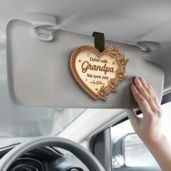 Drive With Love And Care - Family Personalized Custom Car Visor Clip - Gift For Family Members 7 Drive With Love And Care - Family Personalized Custom Car Visor Clip - Gift For Family Members -Pawfect House Sale 67be9d83ef540