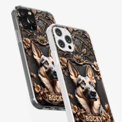 Pet Is Loyal Friend For Life - Dog Personalized Custom 3D Inflated Effect Printed Clear Phone Case - Gift For Pet Owners, Pet Lovers -Pawfect House Sale 67be9fc028b84