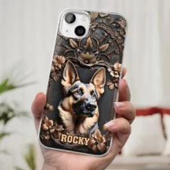 Pet Is Loyal Friend For Life - Dog Personalized Custom 3D Inflated Effect Printed Clear Phone Case - Gift For Pet Owners, Pet Lovers -Pawfect House Sale 67be9fc0a5e0e
