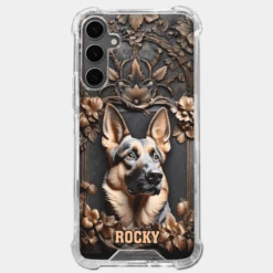 Pet Is Loyal Friend For Life - Dog Personalized Custom 3D Inflated Effect Printed Clear Phone Case - Gift For Pet Owners, Pet Lovers -Pawfect House Sale 67bea2ff5aa80