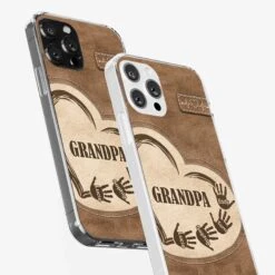 The Heart Of Our Home Is Family - Family Personalized Custom Clear Phone Case - Gift For Family Members -Pawfect House Sale 67c1438f87250