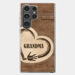 The Heart Of Our Home Is Family - Family Personalized Custom Clear Phone Case - Gift For Family Members -Pawfect House Sale 67c1480285d84