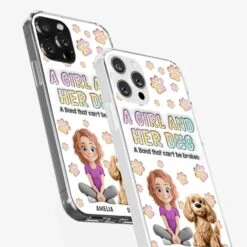 Paws, Love & Unbreakable Bonds - Dog Personalized Custom 3D Inflated Effect Printed Clear Phone Case - Gift For Pet Owners, Pet Lovers -Pawfect House Sale 67c16a1cf1310