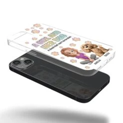 Paws, Love & Unbreakable Bonds - Dog Personalized Custom 3D Inflated Effect Printed Clear Phone Case - Gift For Pet Owners, Pet Lovers -Pawfect House Sale 67c16a1d5a857