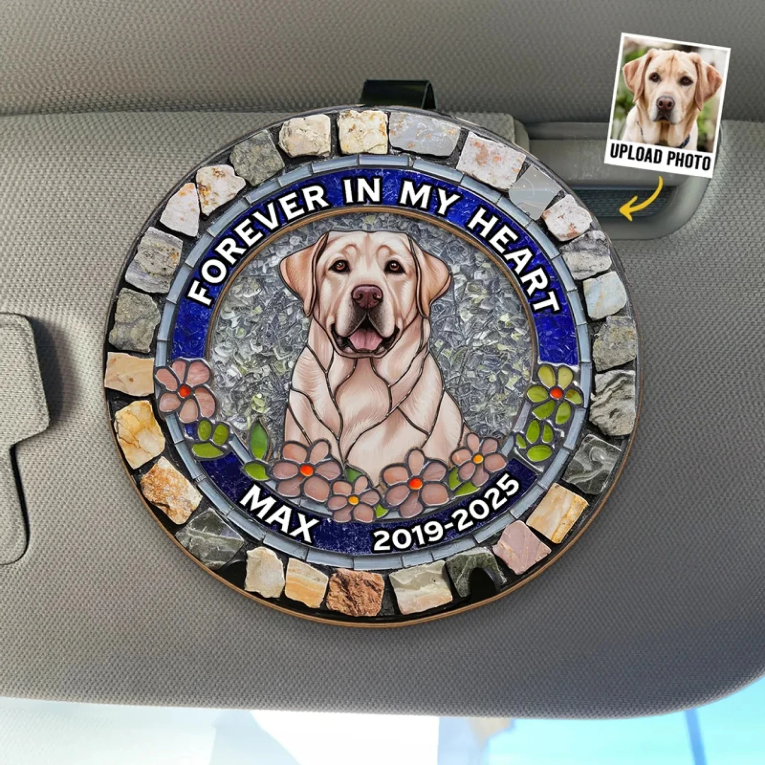 Custom Photo Some Angels Have Fur - Memorial Personalized Custom Car Visor Clip - Sympathy Gift For Pet Owners, Pet Lovers 1 Custom Photo Some Angels Have Fur - Memorial Personalized Custom Car Visor Clip - Sympathy Gift For Pet Owners, Pet Lovers