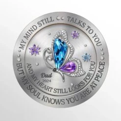 Some Part Of Me Will Always Search For You - Memorial Personalized Custom Car Visor Clip - Sympathy Gift For Family Members -Pawfect House Sale 67c194d6d38cf