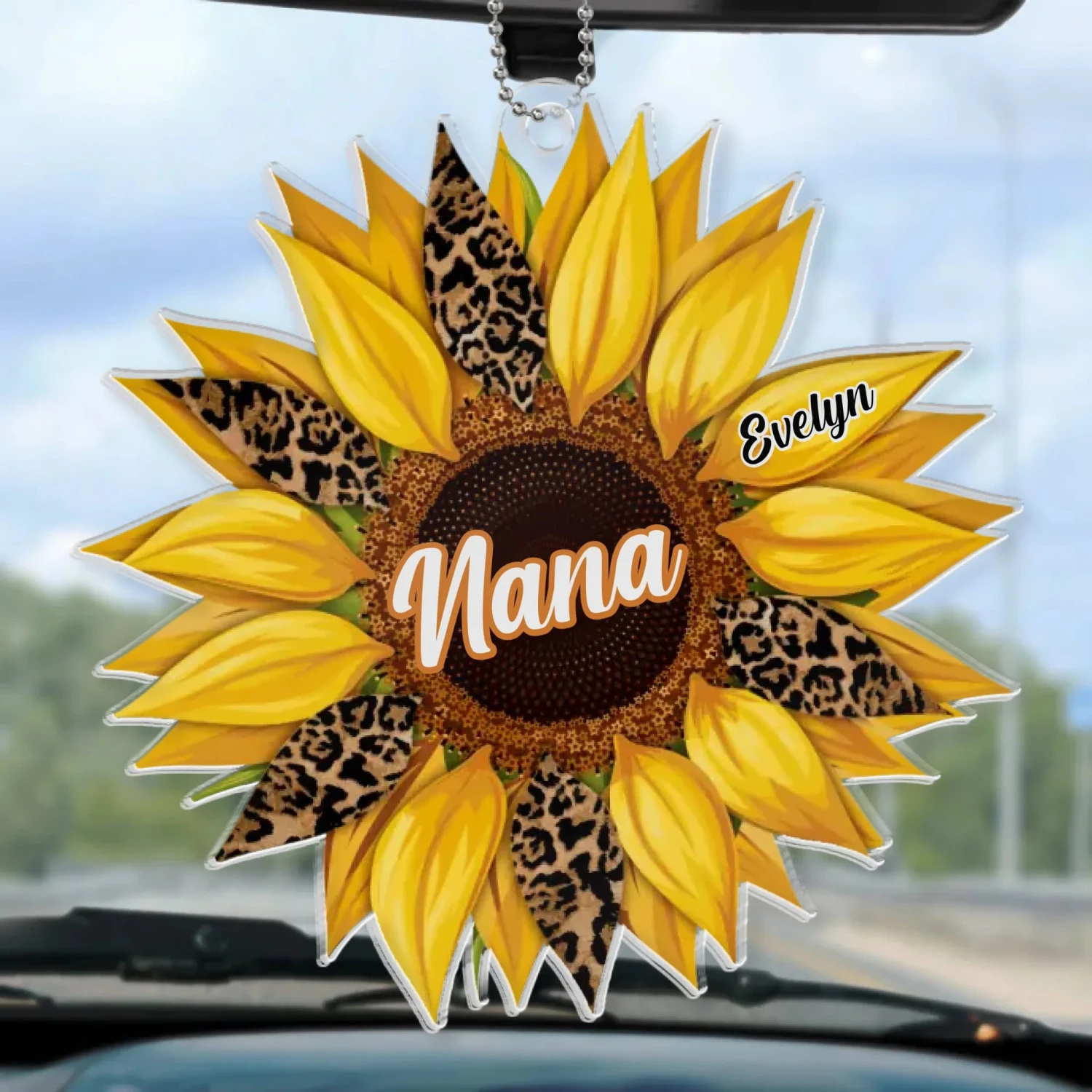 Together, We Bloom With Love - Family Personalized Custom Car Ornament - Acrylic Custom Shaped - Mother's Day, Gift For Mom, Grandma 2 Together, We Bloom With Love - Family Personalized Custom Car Ornament - Acrylic Custom Shaped - Mother's Day, Gift For Mom, Grandma - Image 2