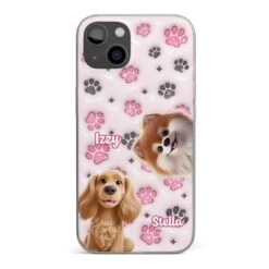 Loyal Paws, Endless Love - Dog Personalized Custom 3D Inflated Effect Printed Clear Phone Case - Gift For Pet Owners, Pet Lovers