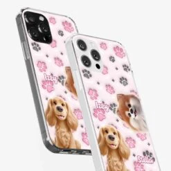Loyal Paws, Endless Love - Dog Personalized Custom 3D Inflated Effect Printed Clear Phone Case - Gift For Pet Owners, Pet Lovers -Pawfect House Sale 67c82d944d8b5