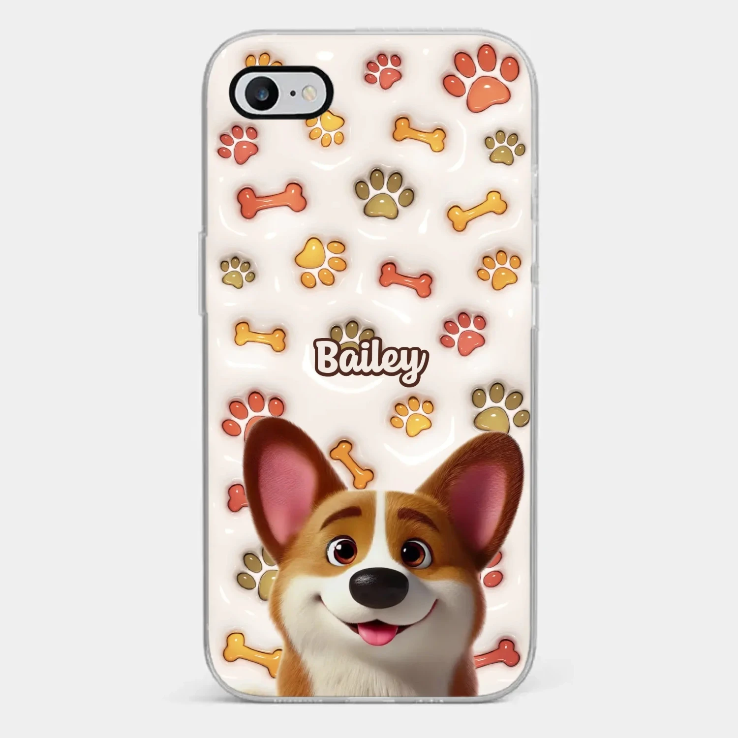 Unconditional Love In Fur - Dog Personalized Custom 3D Inflated Effect Printed Clear Phone Case - Gift For Pet Owners, Pet Lovers 2 Unconditional Love In Fur - Dog Personalized Custom 3D Inflated Effect Printed Clear Phone Case - Gift For Pet Owners, Pet Lovers - Image 2