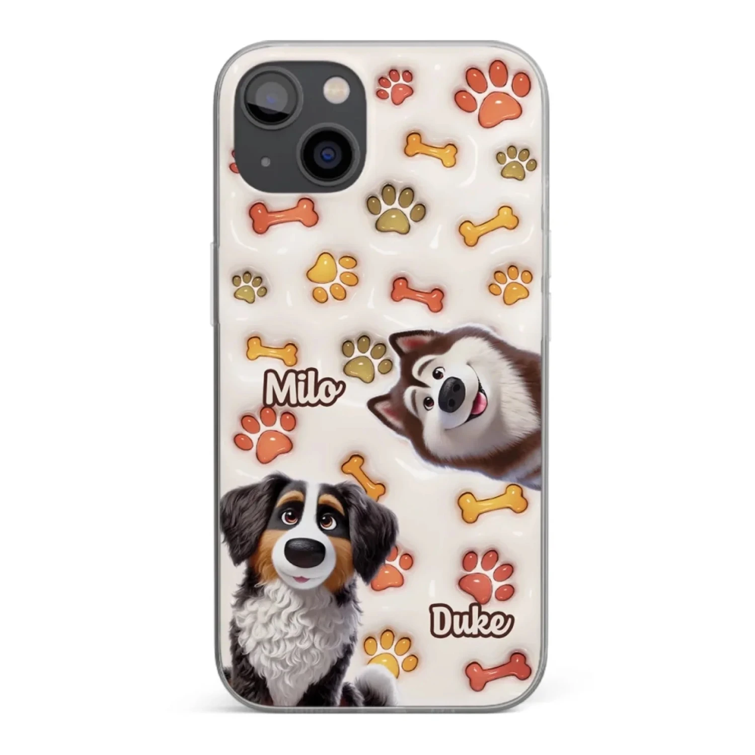 Unconditional Love In Fur - Dog Personalized Custom 3D Inflated Effect Printed Clear Phone Case - Gift For Pet Owners, Pet Lovers 1 Unconditional Love In Fur - Dog Personalized Custom 3D Inflated Effect Printed Clear Phone Case - Gift For Pet Owners, Pet Lovers