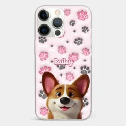 Loyal Paws, Endless Love - Dog Personalized Custom 3D Inflated Effect Printed Clear Phone Case - Gift For Pet Owners, Pet Lovers -Pawfect House Sale 67c8350c4385c