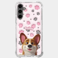 Loyal Paws, Endless Love - Dog Personalized Custom 3D Inflated Effect Printed Clear Phone Case - Gift For Pet Owners, Pet Lovers -Pawfect House Sale 67c8353294472