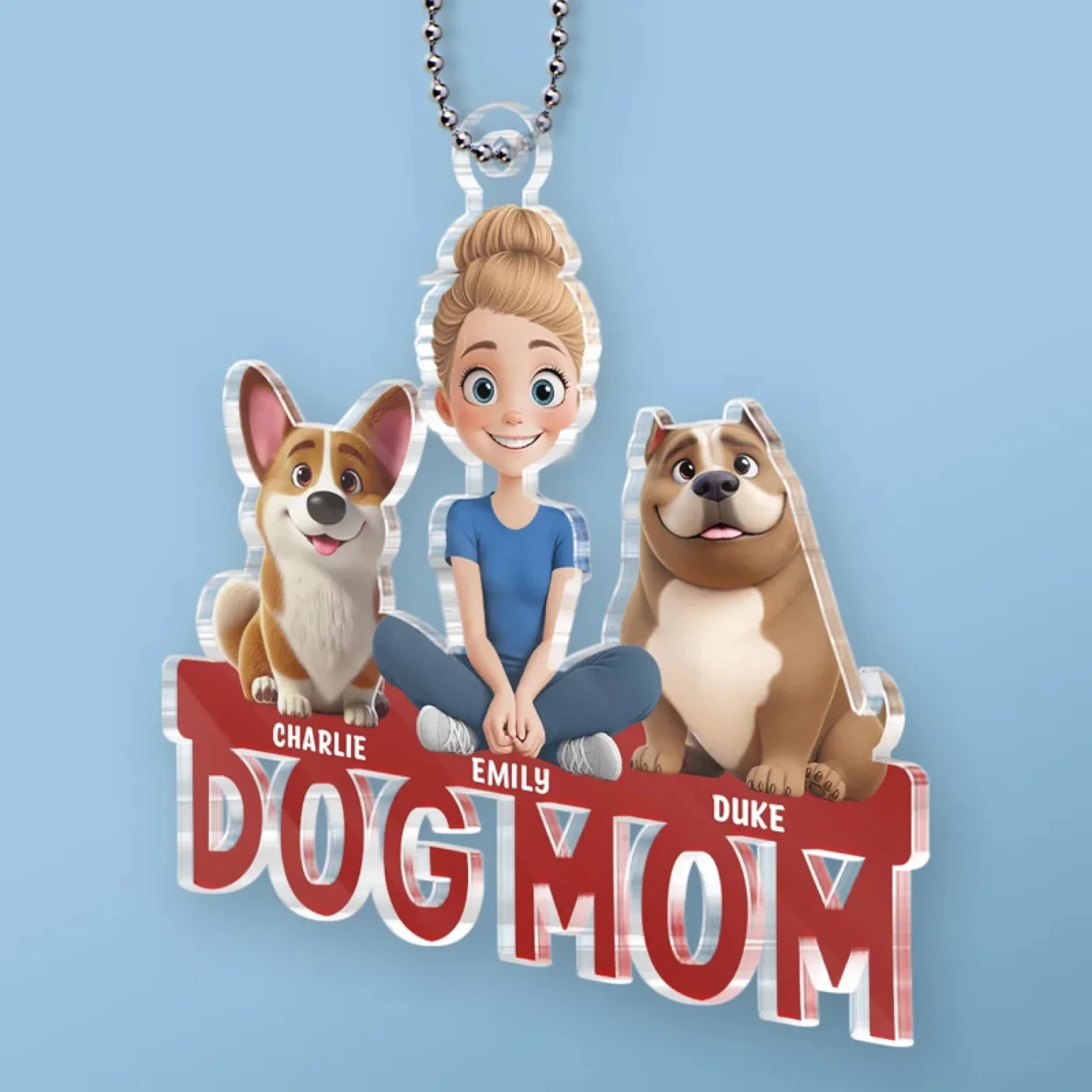 Endless Love, One Paw At A Time - Dog Personalized Custom Car Ornament - Acrylic Custom Shaped - Mother's Day, Gift For Pet Owners, Pet Lovers 3 Endless Love, One Paw At A Time - Dog Personalized Custom Car Ornament - Acrylic Custom Shaped - Mother's Day, Gift For Pet Owners, Pet Lovers - Image 3