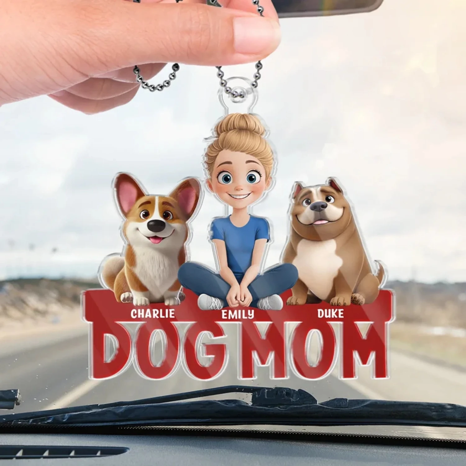 Endless Love, One Paw At A Time - Dog Personalized Custom Car Ornament - Acrylic Custom Shaped - Mother's Day, Gift For Pet Owners, Pet Lovers 4 Endless Love, One Paw At A Time - Dog Personalized Custom Car Ornament - Acrylic Custom Shaped - Mother's Day, Gift For Pet Owners, Pet Lovers - Image 4