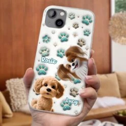 Where There’s A Dog, There’s A Way - Dog Personalized Custom 3D Inflated Effect Printed Clear Phone Case - Gift For Pet Owners, Pet Lover -Pawfect House Sale 67c952925b2f5