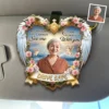 Custom Photo Always Watching Over You - Memorial Personalized Custom Car Visor Clip - Sympathy Gift For Family Members