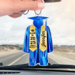 Today Is A New Beginning - Family Personalized Custom Car Ornament - Acrylic Custom Shaped - Graduation Gift For Family Members, Siblings, Brothers, Sisters -Pawfect House Sale 67ca997d354a7