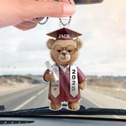 Wise And Ready - Family Personalized Custom Car Ornament - Acrylic Custom Shaped - Graduation Gift For Family Members, Siblings, Brothers, Sisters -Pawfect House Sale 67d4032e55c4a