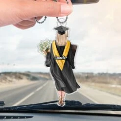 Next Step, Greater Things - Family Personalized Custom Car Ornament - Acrylic Custom Shaped - Graduation Gift For Family Members, Siblings, Brothers, Sisters -Pawfect House Sale 67d7d011d01b5